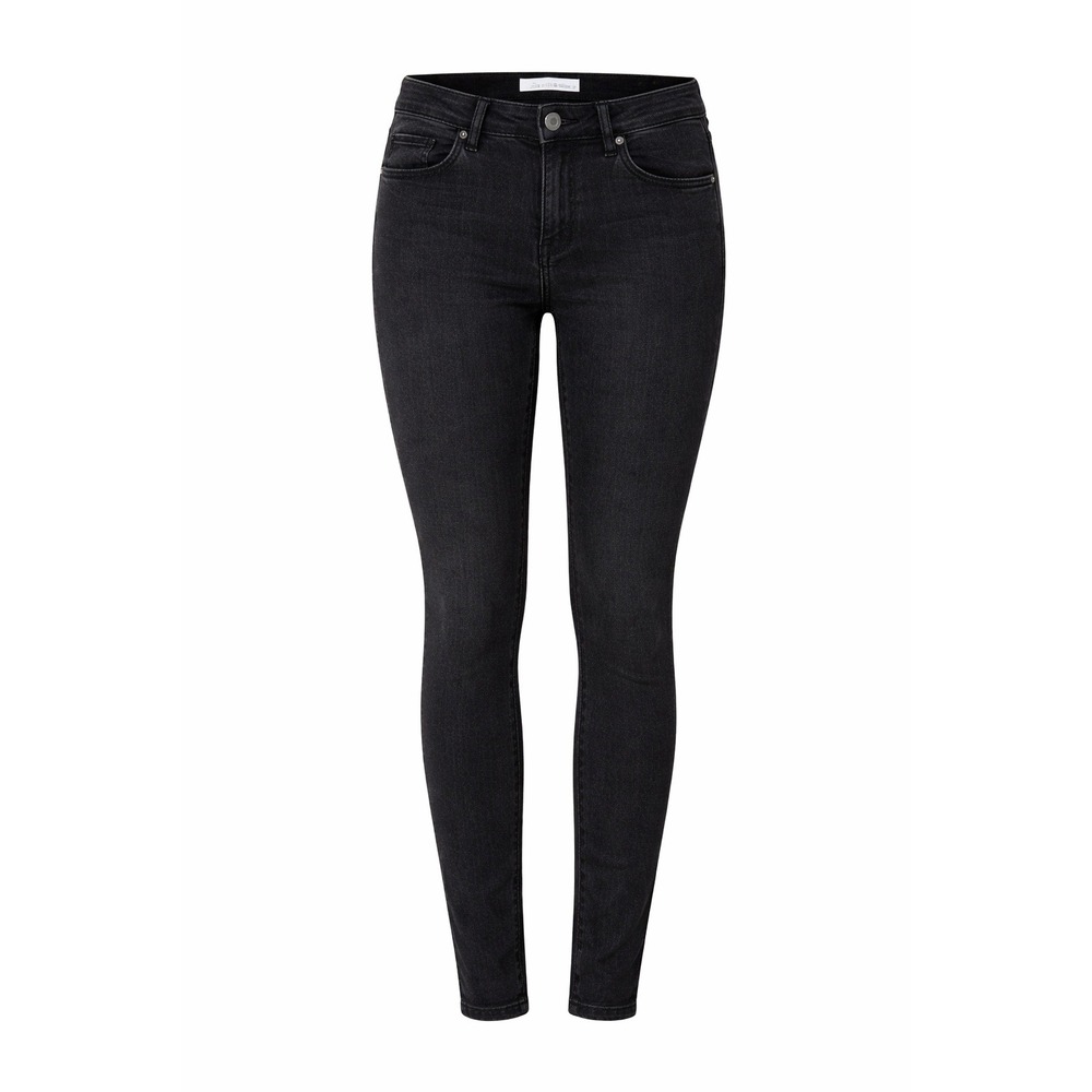 LOFT Mid-Rise Jeggings Size 27 Black Stretch Modern Preppy Minimalist Comfort